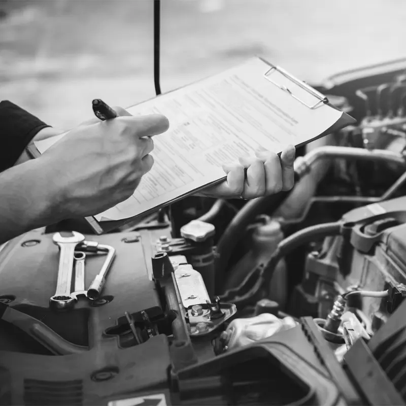 Fahrzeuginspektion nach Vorschrift